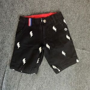 Mini Shatsu black lightning pants - 6 months